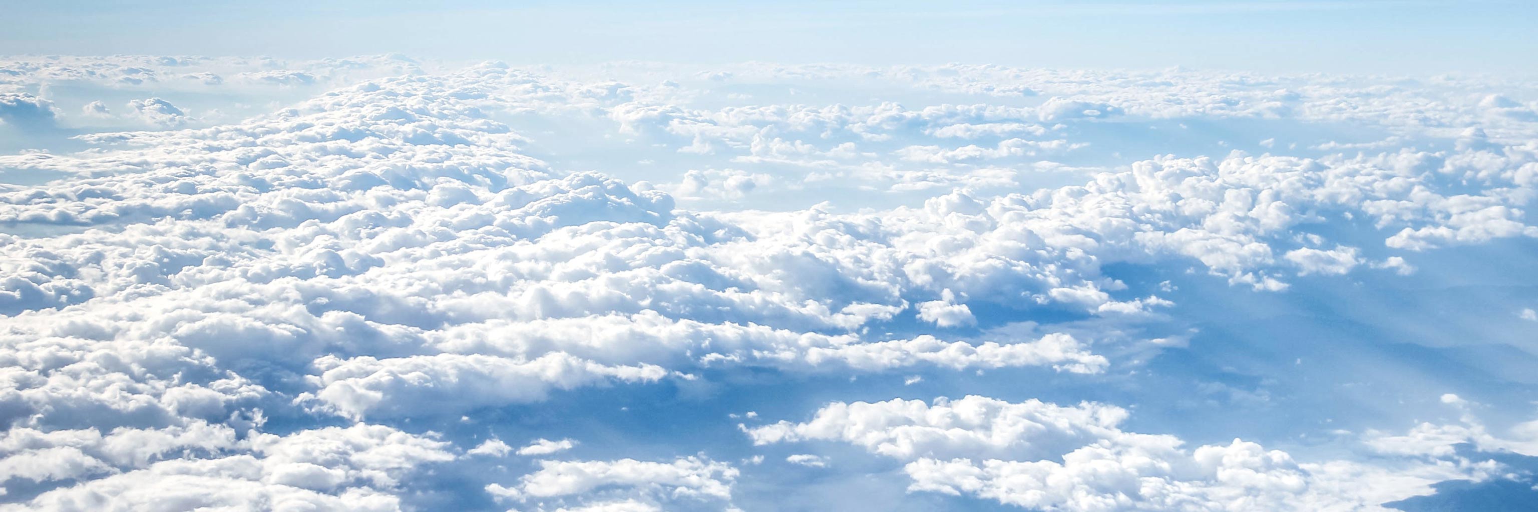 Aerial view of cloud-cover